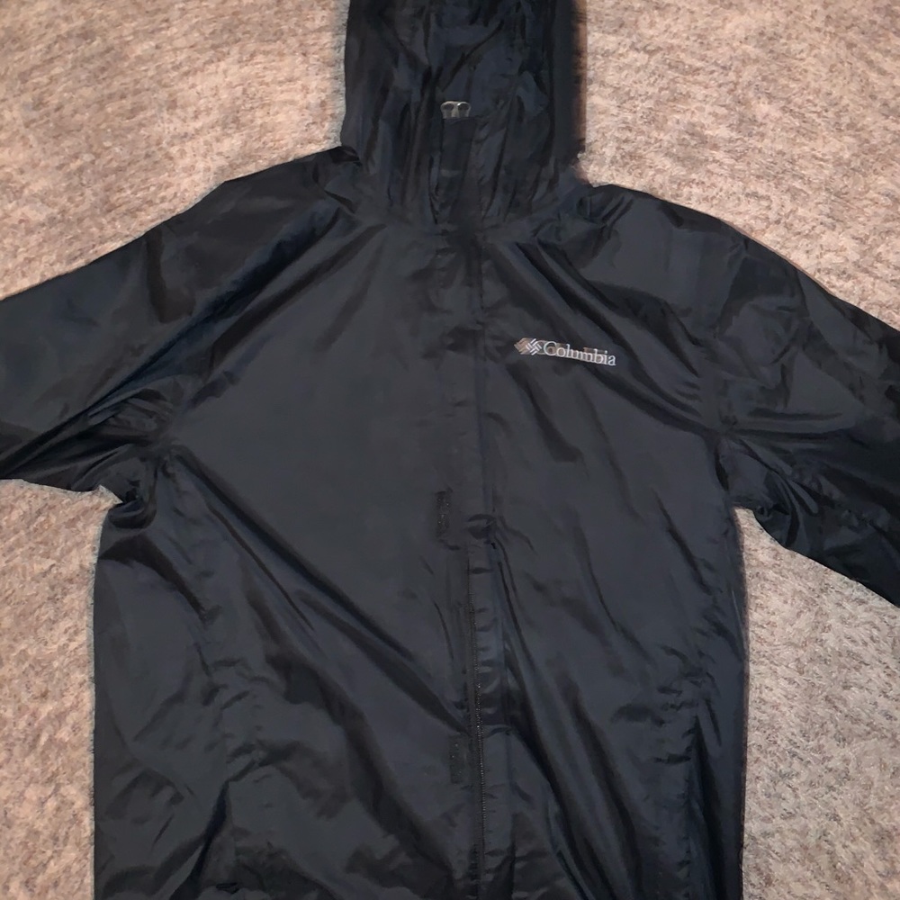 Men’s medium Columbia windbreaker BLACK